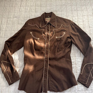 Vintage 1940's/50's western shirt by Circle A western wear • Size: S / M